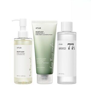 Essential Trio (Oil Cleanser + Deep Cleansing Foam + Calming Toner)｜Gentle Korea